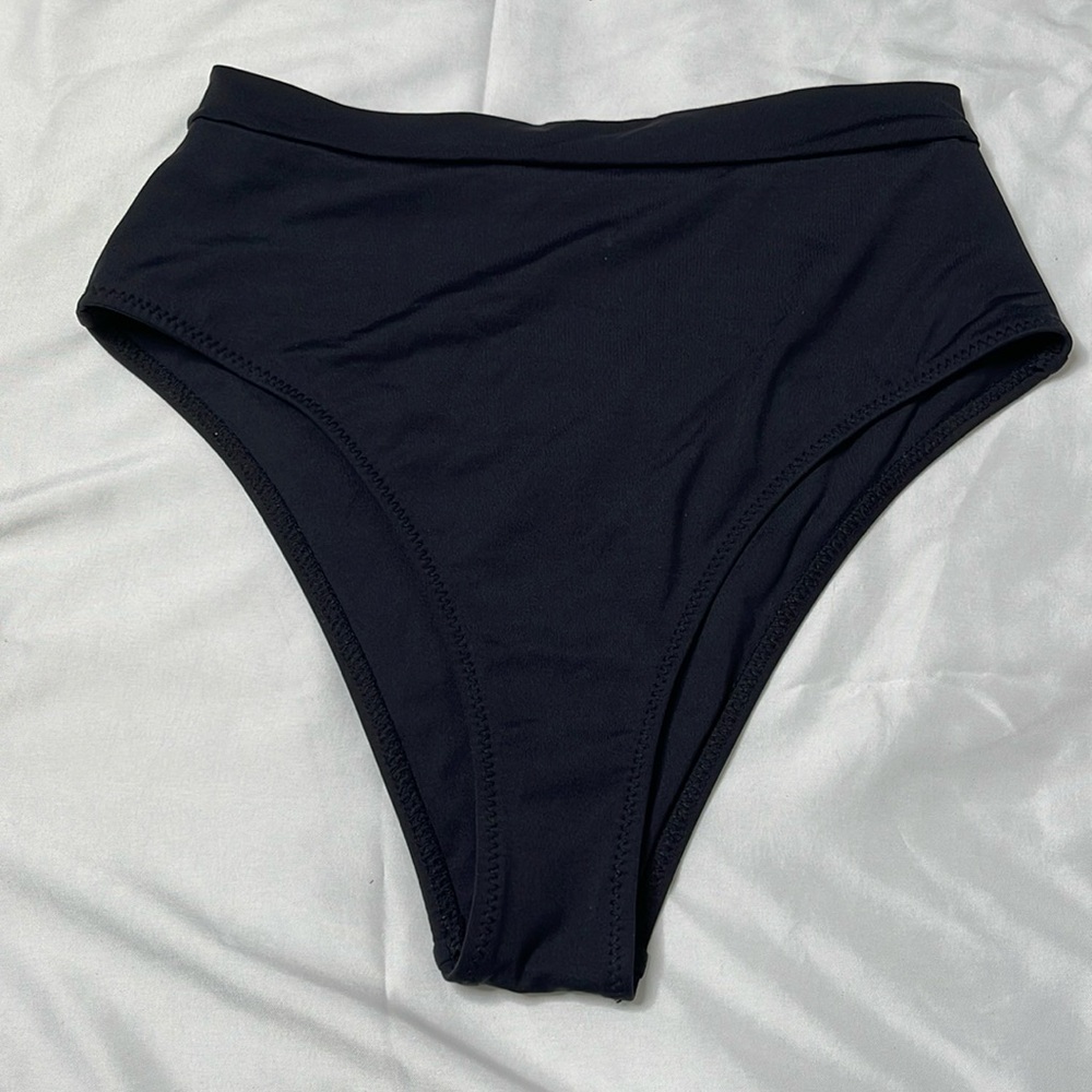 Tavik Swimwear Bikini High Waisted Bottom Black
